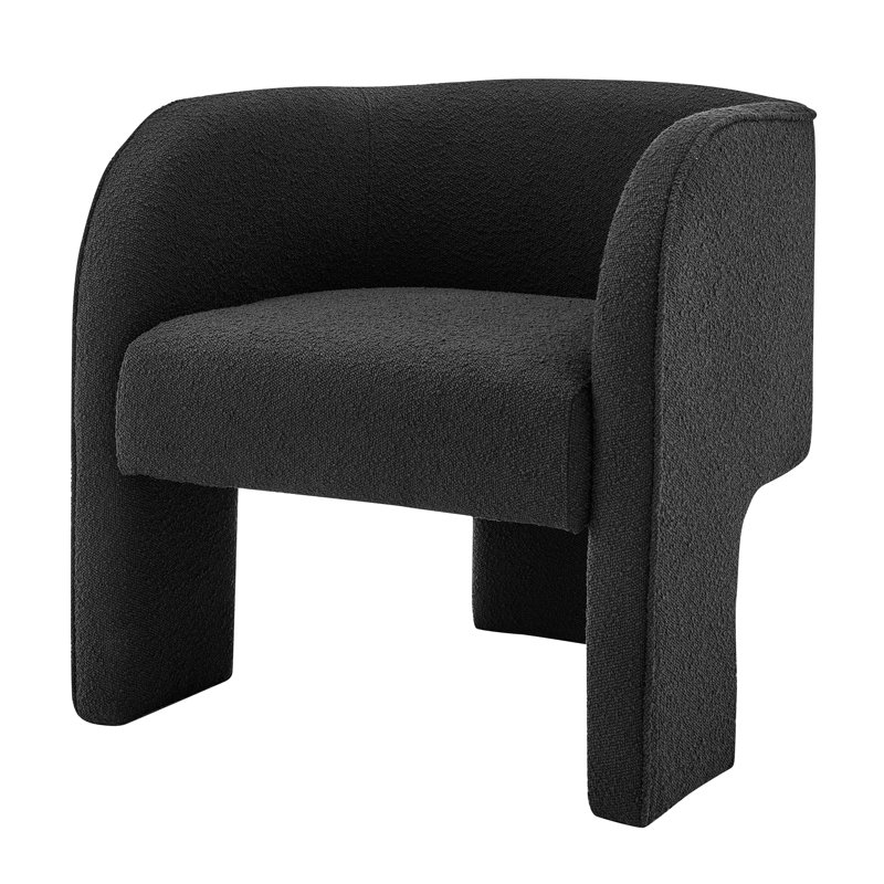 Zamiere 28Cm Wide Armchair, Boucle Black