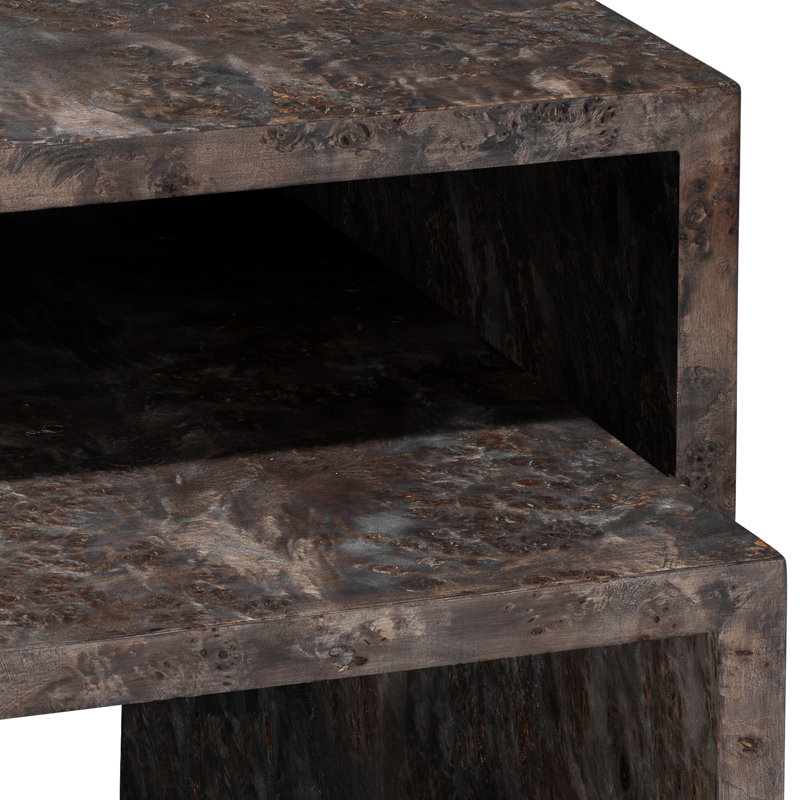 Bedford Nesting End Table, Charcoal