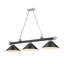 Luminaire suspendu linéaire 3 lumières Annaleisa-62758326-62758324