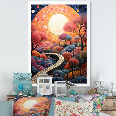 «Dangirutis River Whimsical Thorugh Forest Landscape V», reproduction sur toile