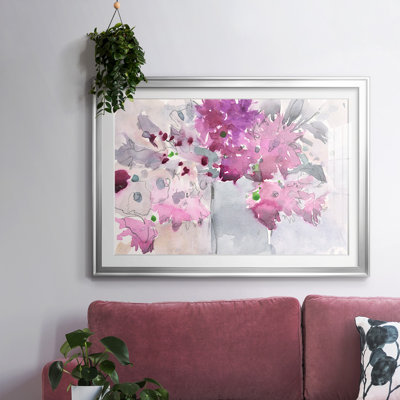 Cadre floral I, impression sur papier