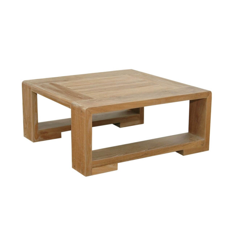 Capistrano Outdoor Teak Ottoman