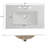 Bathroom Vanity With Ceramic Sink-737010197