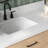 Thornaby Solid Wood Single Bathroom Vanity with 1.5'' Carrara Quartz Top-1680198778-1700356209