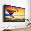«Hot Air Balloon In The Sky», reproduction sur toile-2072907816