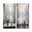 «Gray Misty River Window View I», ensemble de 2 impressions sur toile-102583014-102583011