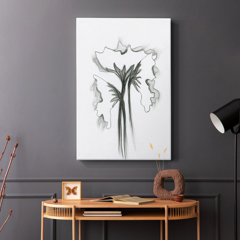 Windswept Poppy -Gallery Wrapped Cavas