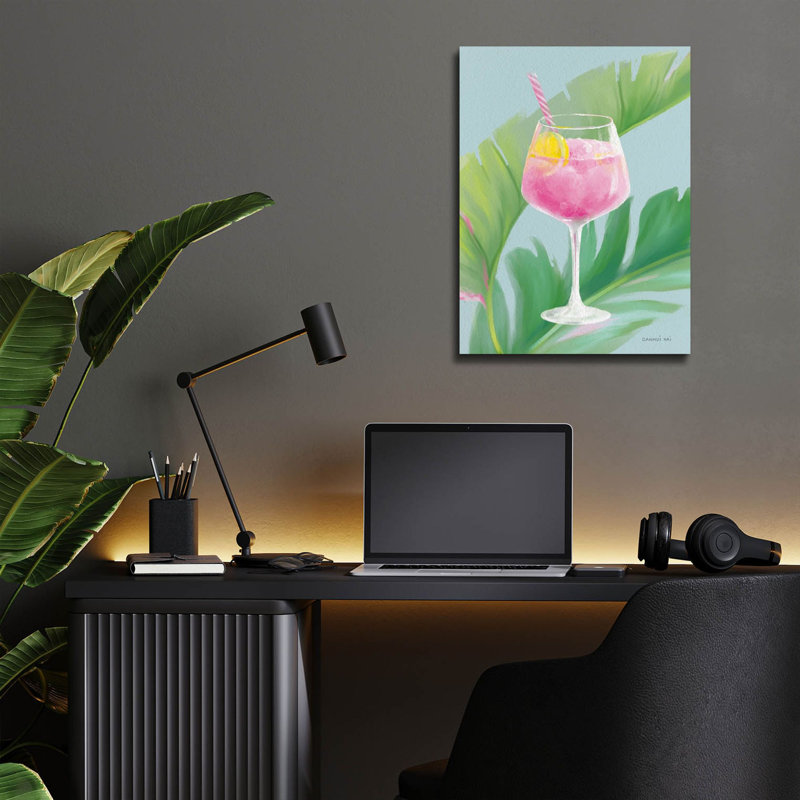 «Tropical Cocktail 4» par Danhui Nai, art mural en verre acrylique