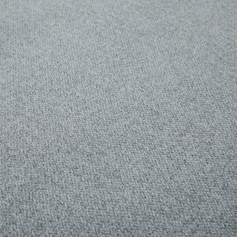Linen Blend Blackout Curtain Panel Pair, Grey, 117cm Width x 137cm Drop