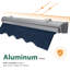 Auvent de fenêtre rétractable à angle réglable, structure en aluminium-111142434-111142431