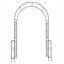 94.47 Ft. H x 55 Ft. W Galvanized Steel Gate with