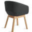 Chaise de travail hôte en velours tempête-61654461-61654459