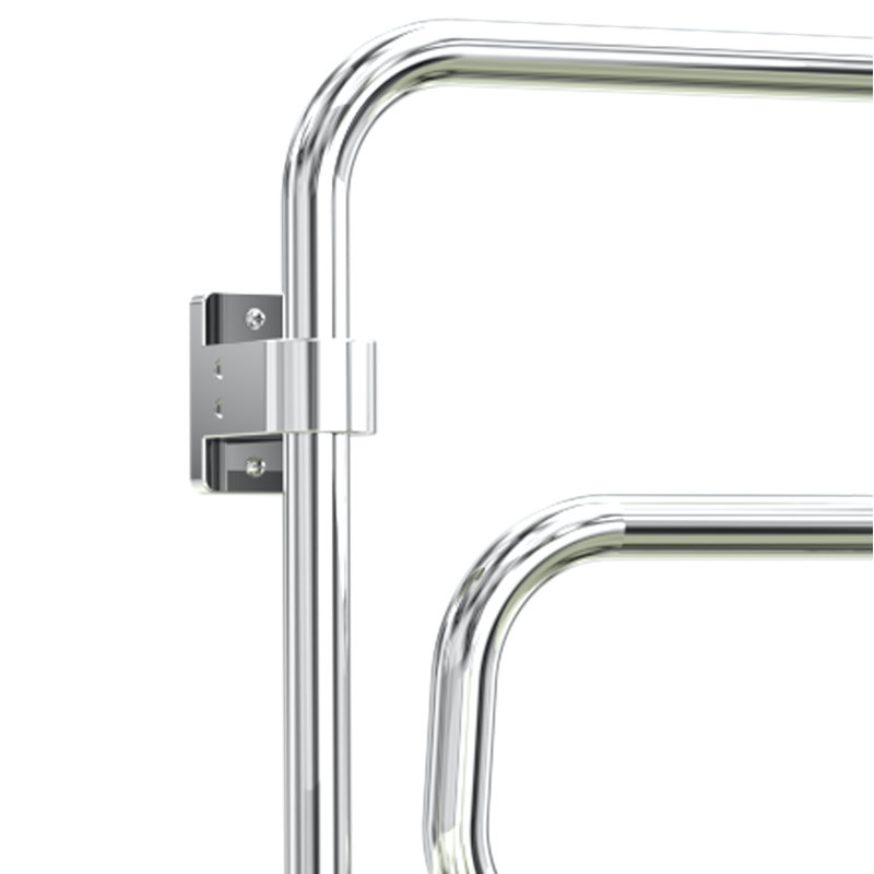Polished Chrome Wall Mounted 4-Bar Towel Warmer