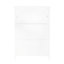 Armoire 6 tiroirs pour le salon - blanc, intérieur spacieux et commode à poignée de fleurs rétro avec beaucoup d'espace