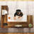 78.7" L-Shaped Executive Desk with 55.1" Storage Cabinet