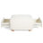 Degeorge 32" Wide Contemporary Channel Tufted Storage Ottoman With 2 Drawers
