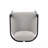 Outdoor Patio Aluminum Counter Stool, Bar Chair, Black Frame With Grey Cushion, Set Of 4-740454436