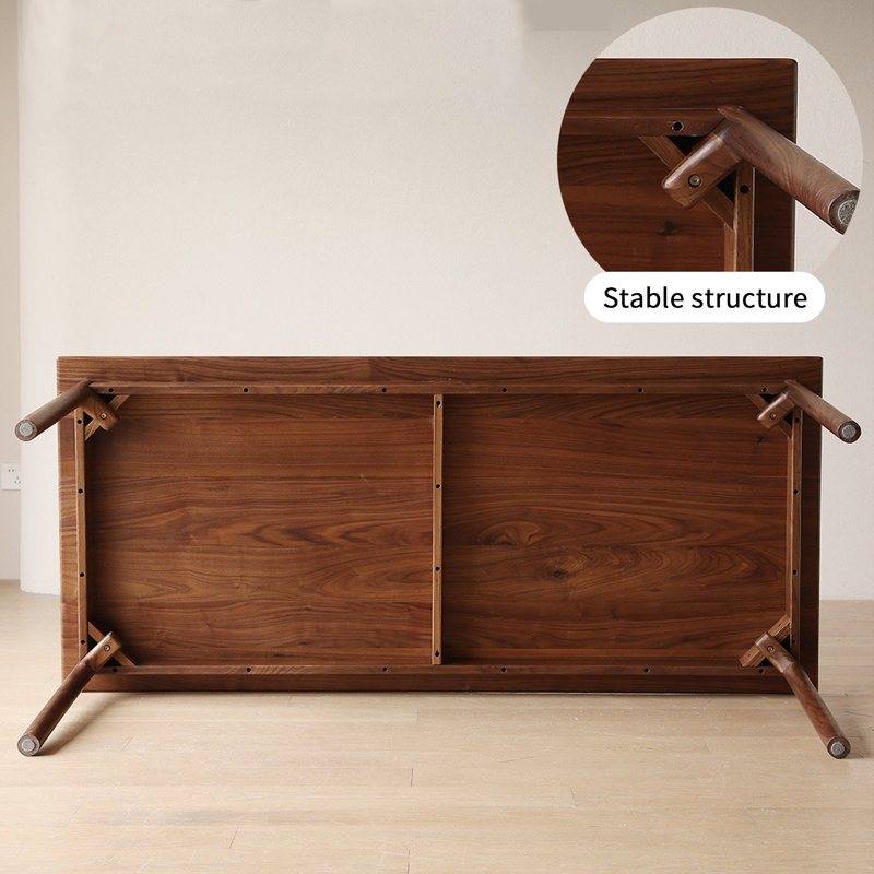 Exquisite practical walnut rectangular Table