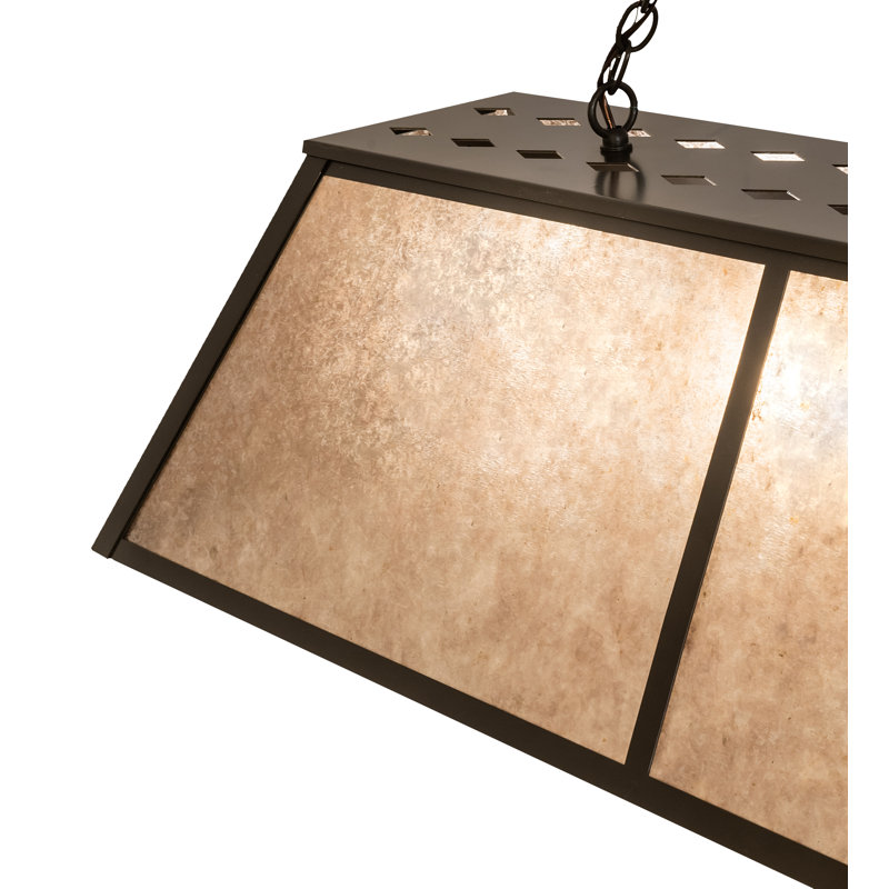 Rustic Lodge 6 - Light Pendant, Brown, 47" H x 70" W x 17" D