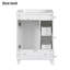 Ensemble de meuble-lavabo simple 24 po avec plateau en céramique et miroir Tayonia-1738070602