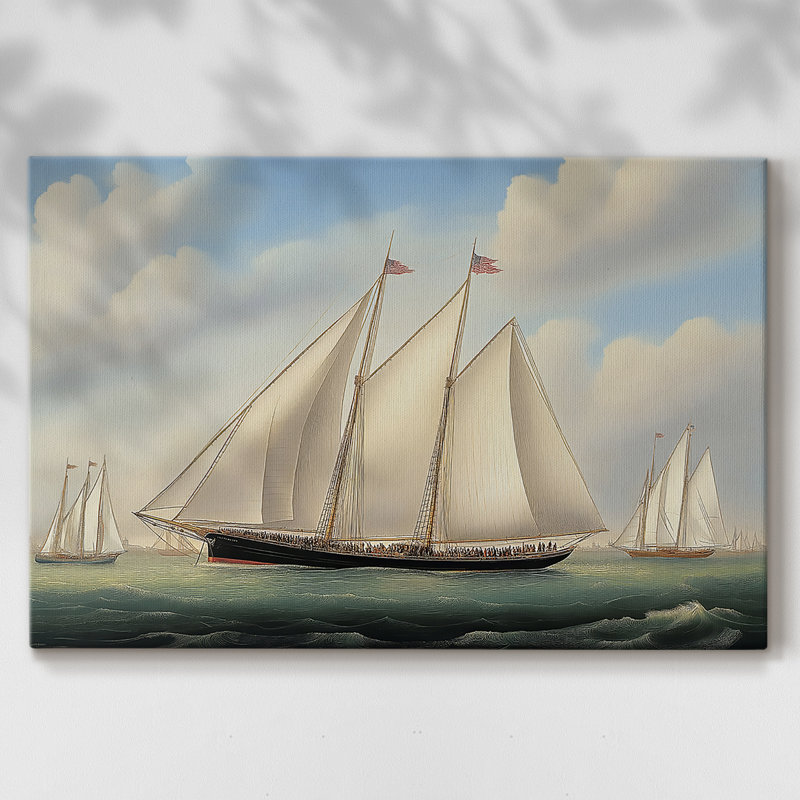 Nautical Series-Cxxxv -Galerie enveloppée Cavas, 18 x 27