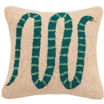 Coussin décoratif en laine de serpent jardin
