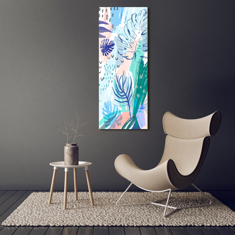 Tropical Leaves - Wrapped Canvas Print