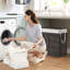 110l Clothes Hamper With 2 Removable Liner Bags-313215962