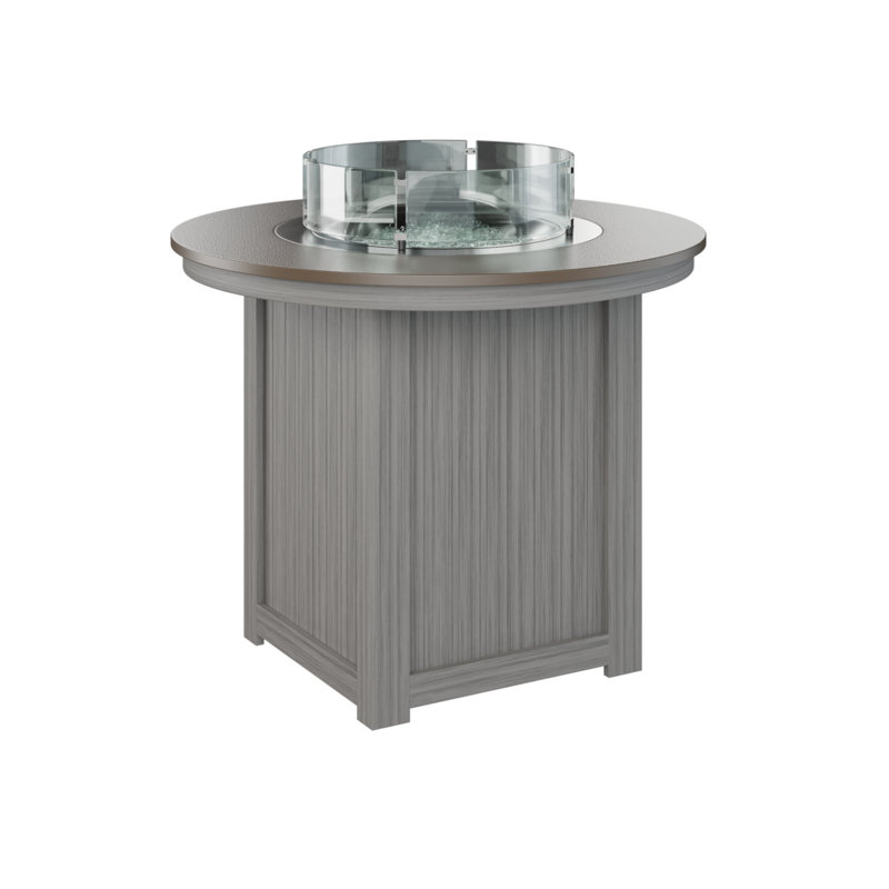 Foyer de table rond à hauteur de comptoir de 44 po Berlin Gardens Donoma, H 37 po x l 44 po x P 44 po