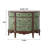 Multifunctional Half-Circle Wooden Accent Cabinet-109073114