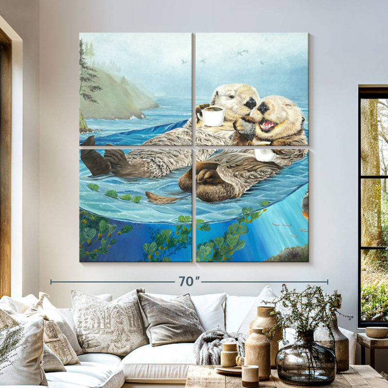 Brampt We Have Each Otter, 57" H x 57" W