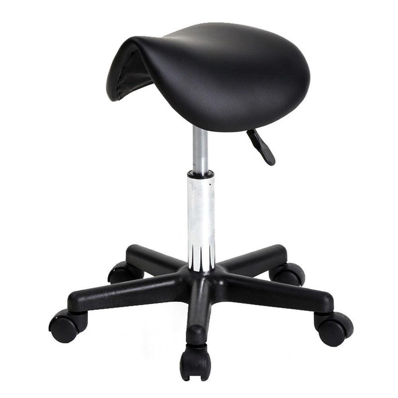 Wyano Adjustable Height Ergonomic Industrial Stool Wheels