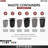Double White 35 Qt. White Steel Wire Bottom Mount Waste Container w/ 3/4-Extension Slides for 18" Base Cabinets