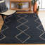 Tapis géométrique en jute et en coton tissé à la main Anaisa-1065803634