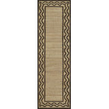 Erin Gates by Momeni Orchard Ripple Brown Hand Woven Wool and Jute Area Rug