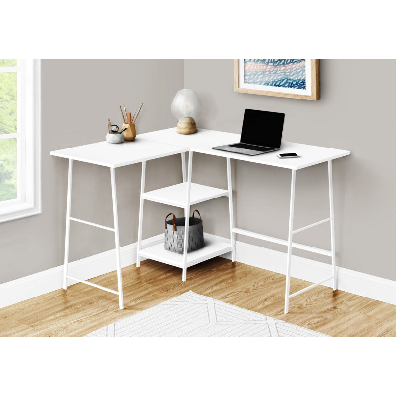 Bureau d'ordinateur, Blanc