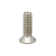 Fixturedisplays® 100PK M3.5 X 10Mm Pitch 0.6Mm - Phillips Flat Head Machine Screw (Countersunk) Carbon Steel Nickel Plated Cross Recessed  302118