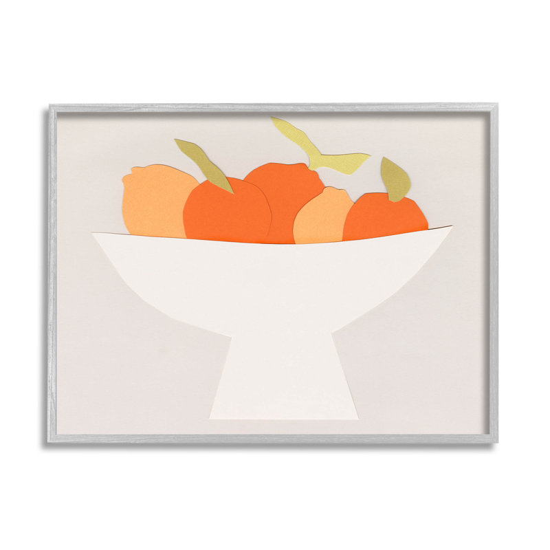 Art contemporain giclée orange de citron par Natalie Sizemore, H 24 po x l 30 po x P 1,5 po
