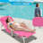 Adjustable 5 - Position Chaise Lounge Chair With Face Hole For Outside Tanning, Patio, And Camping. Frame, Soft Cotton Pad, Removable Pillow. Tanning Arm Holes Relaxation On Lawn-615972348