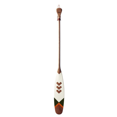Sculpture raquette à canoës totem