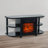 48" TV Stand With 18" Insert Electric Fireplace And Open Storage Shelves Media Console For Tvs Up To 55"-1031216632