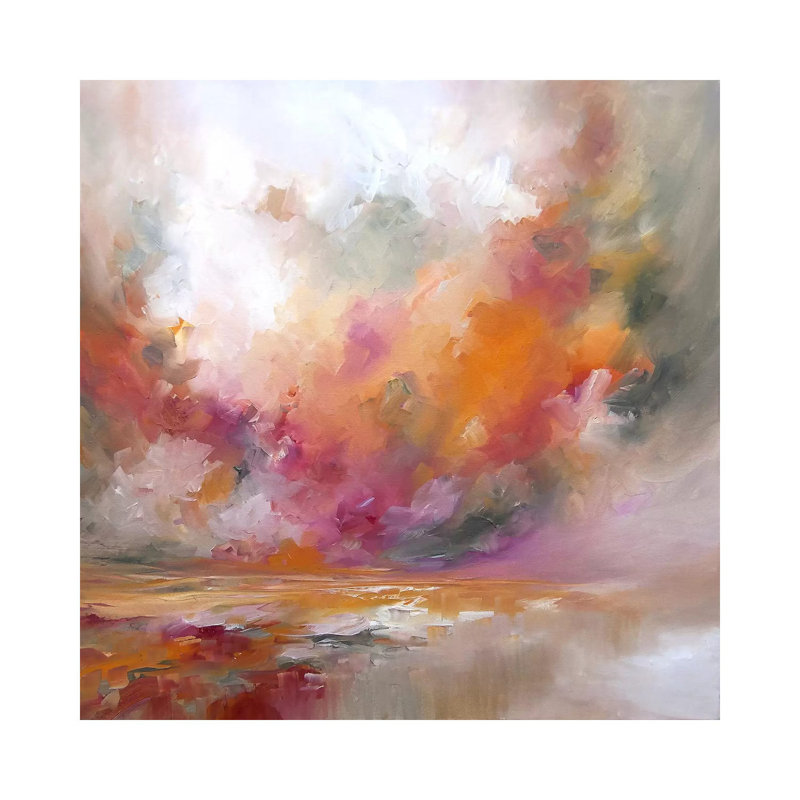 Colour Burst by J.A Art - Wrapped Canvas Print, 66.04 cm H x 66.04 cm W x 3.175 cm D