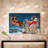 Christmas Holiday Celebration Merry - Wrapped Canvas Print-79501826