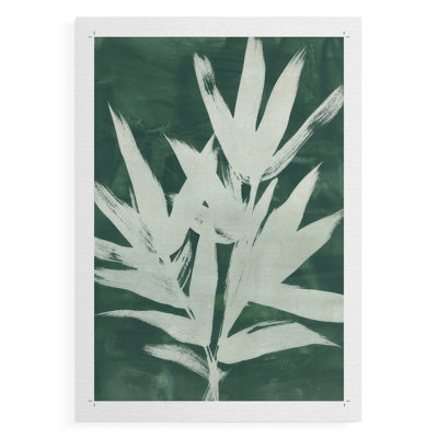 Water Palm Fossil II - Impression sur toile seulement - NON-CADRE