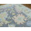 Tapis oriental noué à la main en gris / bleu ciel / or / vert sauge-69534476