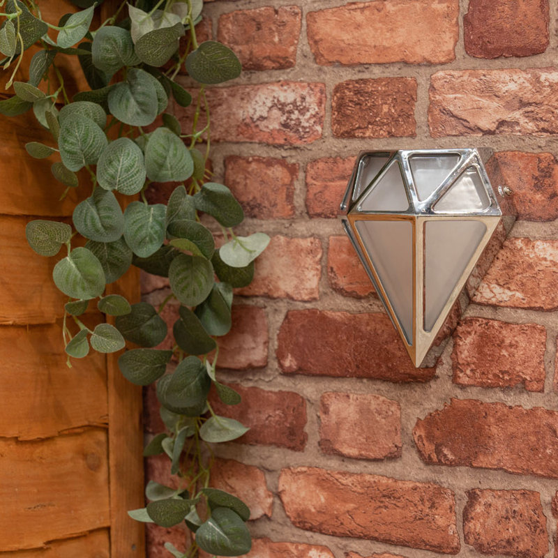Baruc Outdoor Bulkhead Light, Chrome