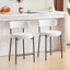 Tabouret 34,25 "H 34,25" avec dossier courbé-2031333987