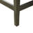 Aisja 76" Console Table Set w/ Three Upholstered Stools & USB Charging Station