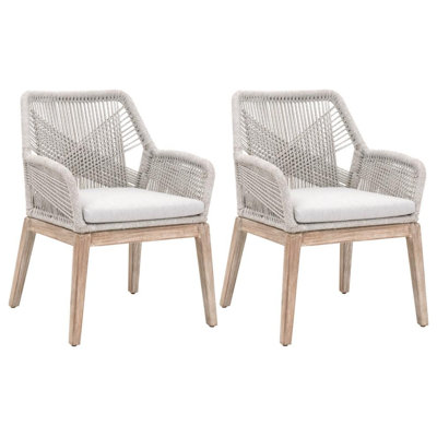 Woven 19.5'' H Upholstered Armchair