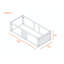 3-Piece Stackable Reptile Terrarium Bundle with 2 Front-Opening Habitats and Connector, Large, Grey-1000795030-969837516
